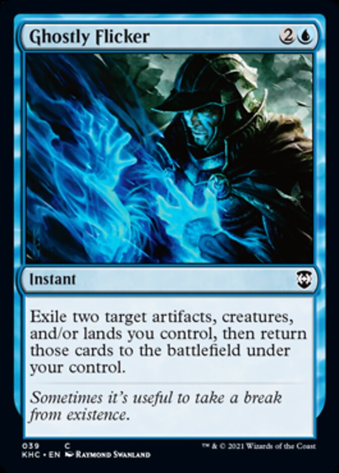 Ghostly Flicker [Kaldheim Commander] | Good Games Cannington