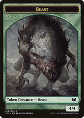 Beast // Snake (017) Double-Sided Token [Commander 2015 Tokens] | Good Games Cannington