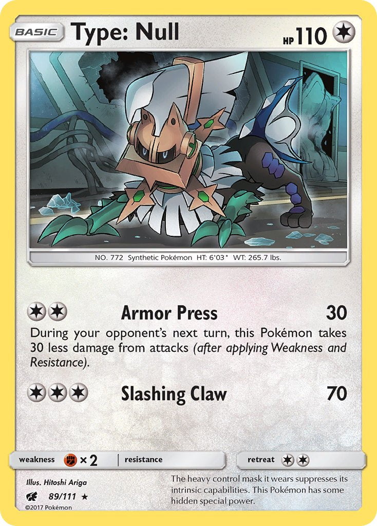 Type: Null (89/111) (Theme Deck Exclusive) [Sun & Moon: Crimson Invasion] | Good Games Cannington