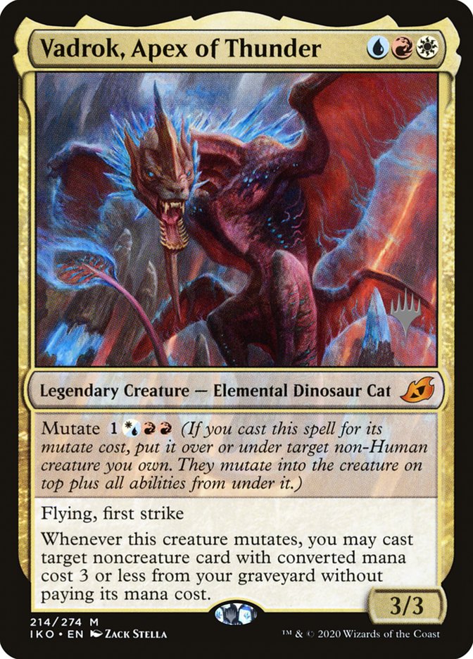 Vadrok, Apex of Thunder (Promo Pack) [Ikoria: Lair of Behemoths Promos] | Good Games Cannington