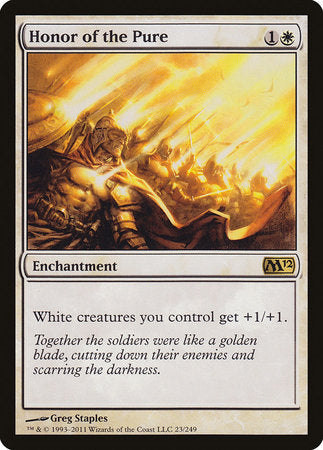 Honor of the Pure [Magic 2012] | Good Games Cannington