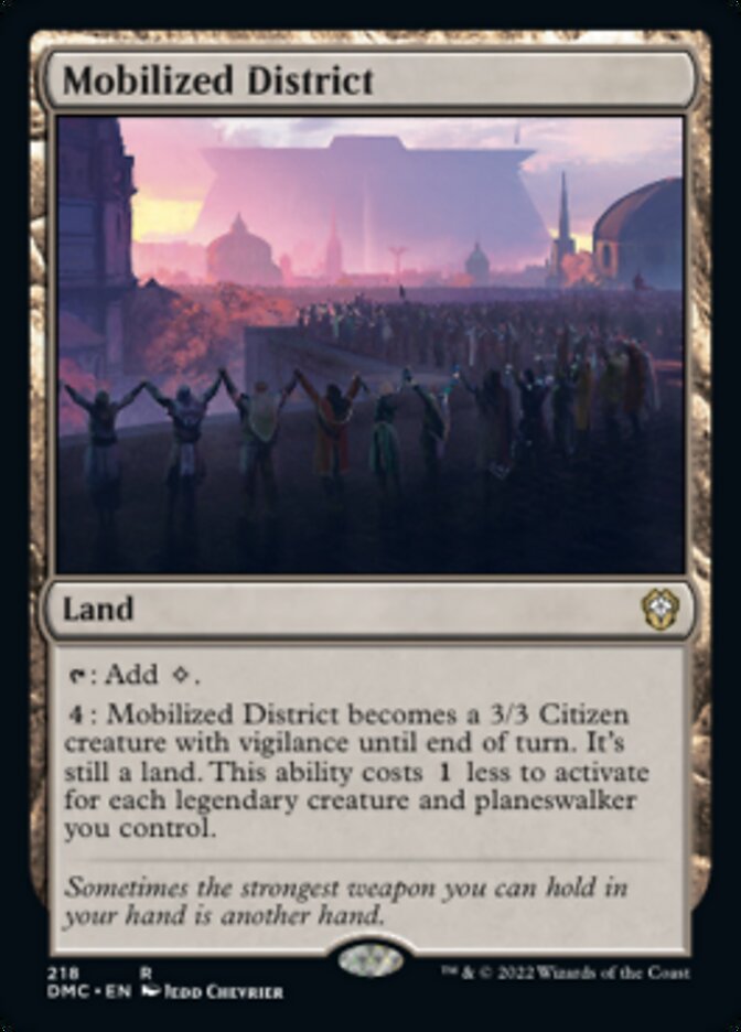 Mobilized District [Dominaria United Commander] | Good Games Cannington
