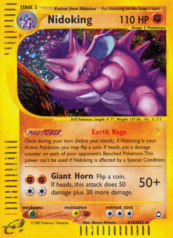 Nidoking (H18/H32) [Aquapolis] | Good Games Cannington