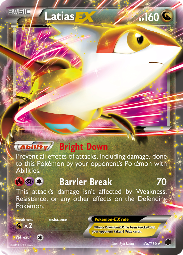 Latias EX (85/116) [Black & White: Plasma Freeze] | Good Games Cannington
