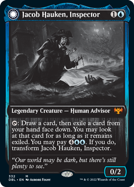 Jacob Hauken, Inspector // Hauken's Insight [Innistrad: Double Feature] | Good Games Cannington