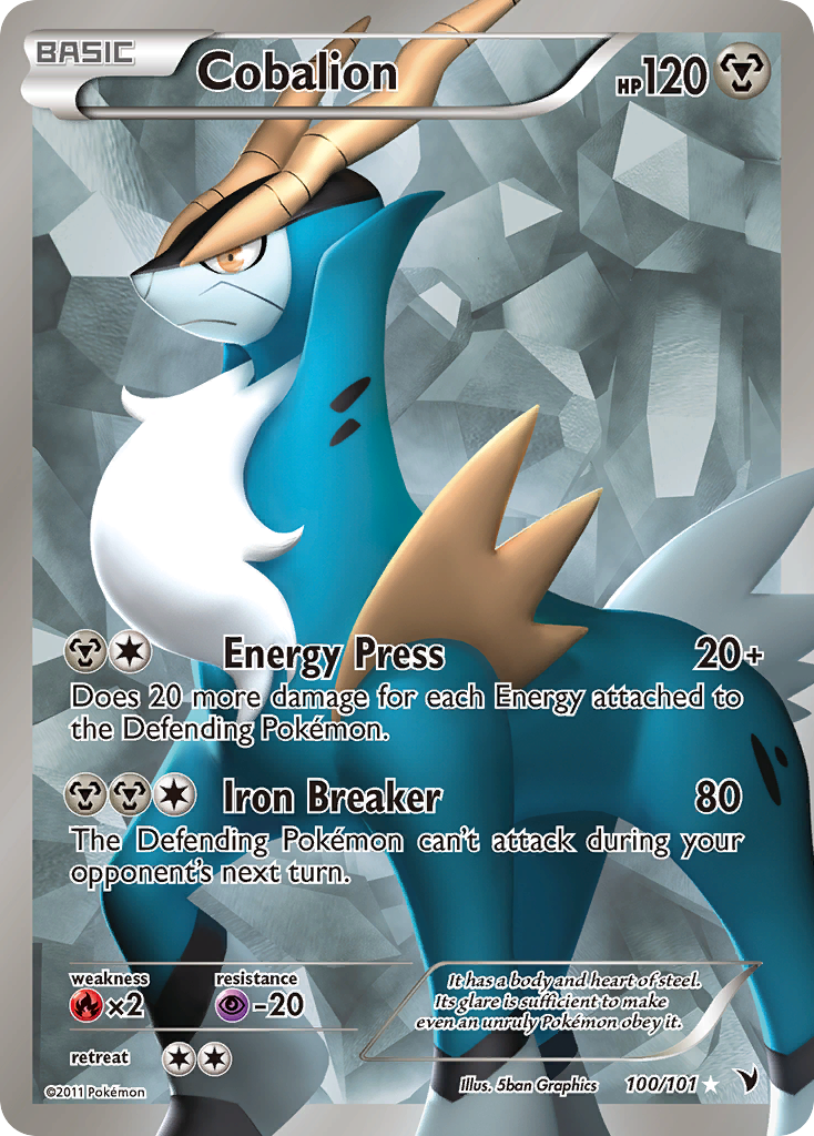 Cobalion (100/101) [Black & White: Noble Victories] | Good Games Cannington
