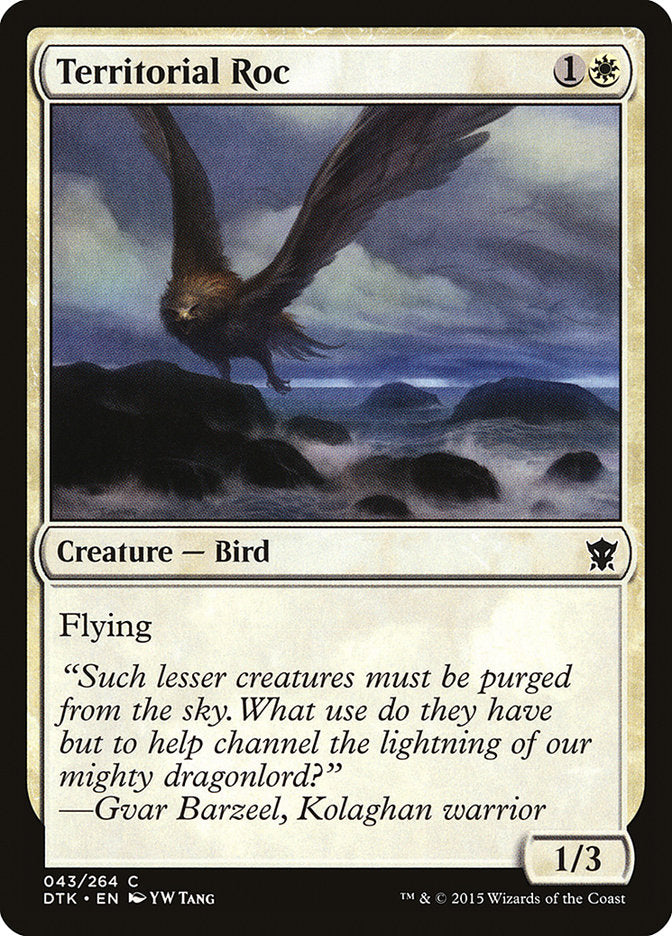 Territorial Roc [Dragons of Tarkir] | Good Games Cannington