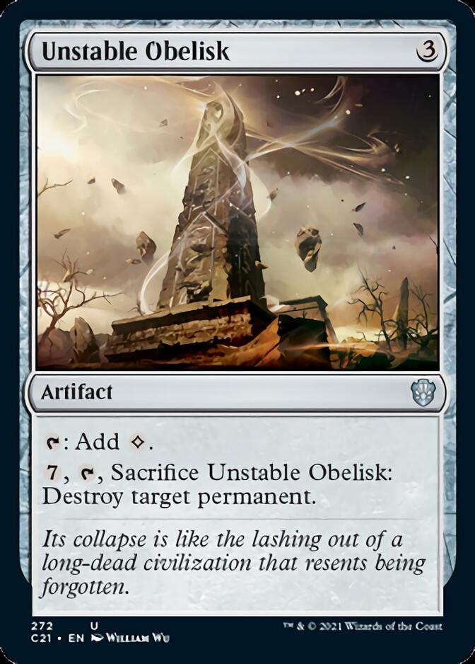 Unstable Obelisk [Commander 2021] | Good Games Cannington