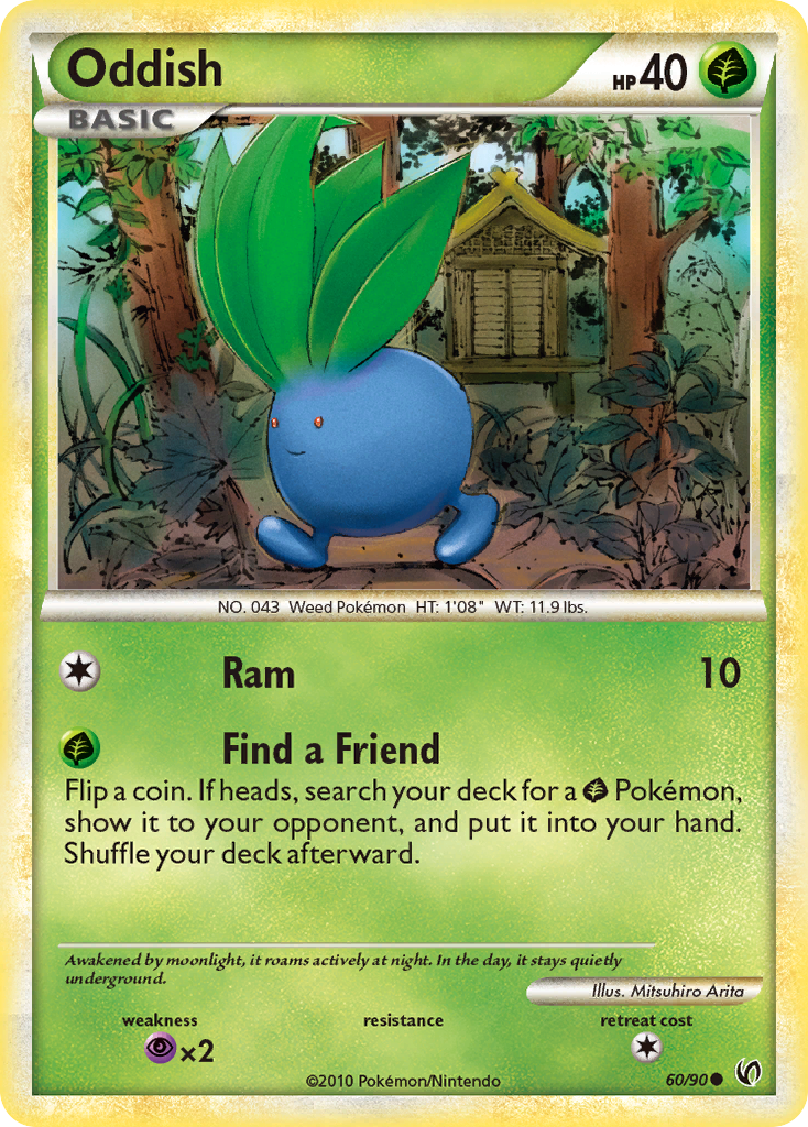 Oddish (60/90) [HeartGold & SoulSilver: Undaunted] | Good Games Cannington