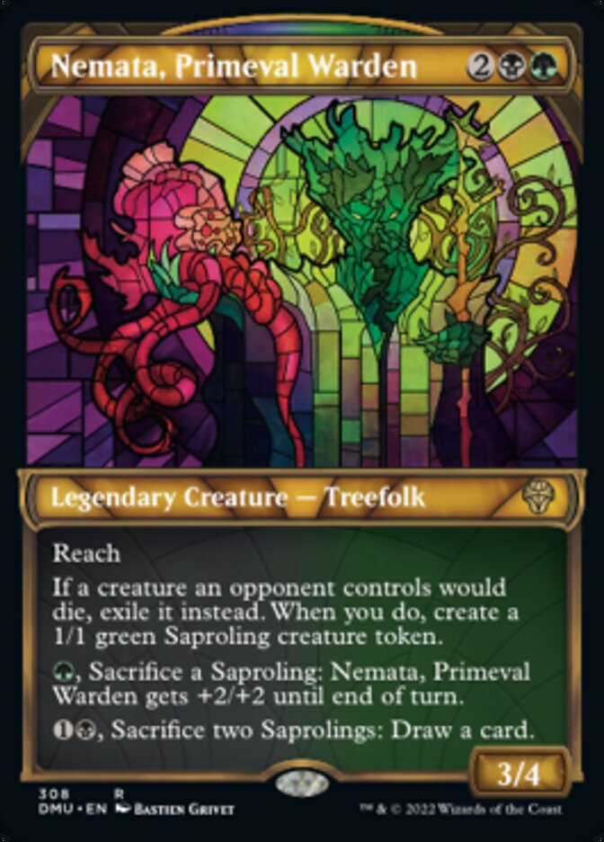 Nemata, Primeval Warden (Showcase) [Dominaria United] | Good Games Cannington