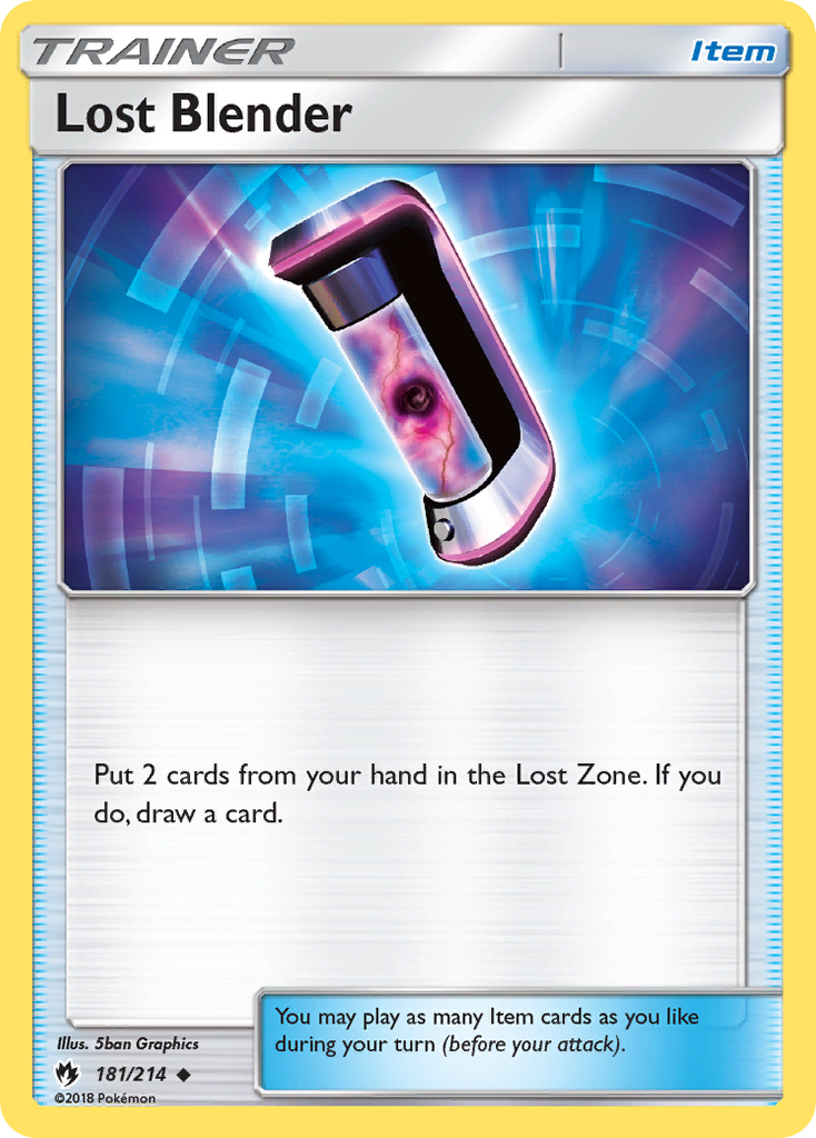 Lost Blender (181/214) [Sun & Moon: Lost Thunder] | Good Games Cannington