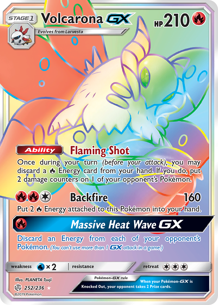 Volcarona GX (252/236) [Sun & Moon: Cosmic Eclipse] | Good Games Cannington