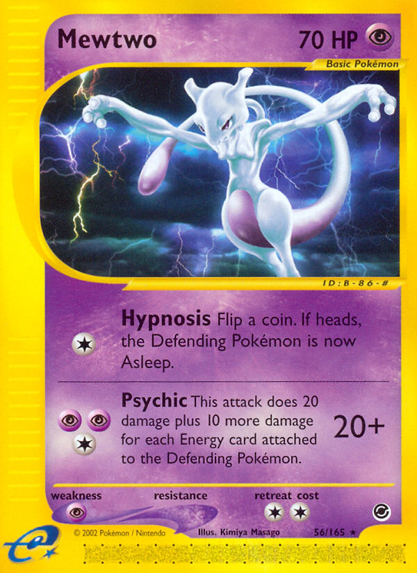 Mewtwo (56/165) [Expedition: Base Set] | Good Games Cannington