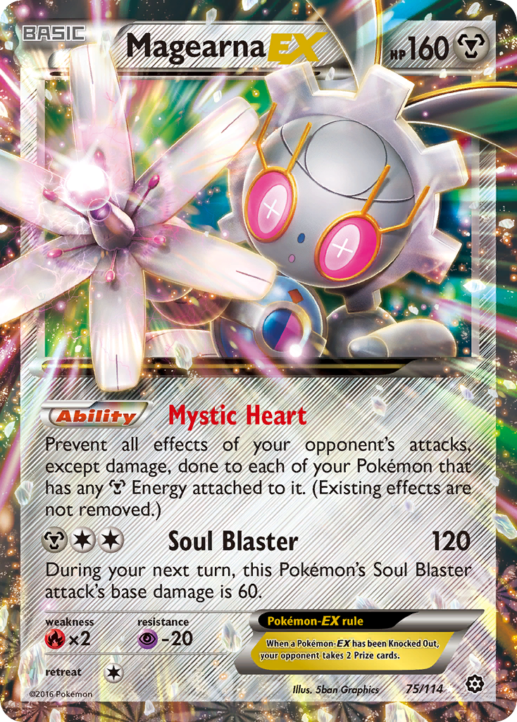Magearna EX (75/114) [XY: Steam Siege] | Good Games Cannington