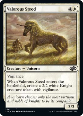 Valorous Steed [Jumpstart 2022] | Good Games Cannington