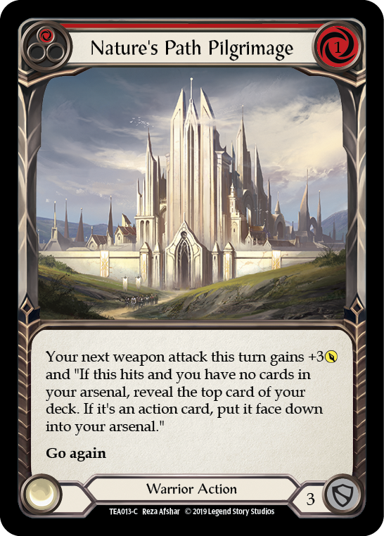 Nature's Path Pilgrimage (Red) [TEA013-C] 1st Edition Normal | Good Games Cannington