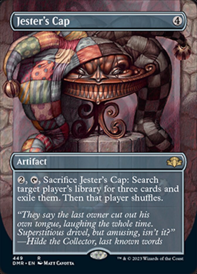 Jester's Cap (Borderless Alternate Art) [Dominaria Remastered] | Good Games Cannington