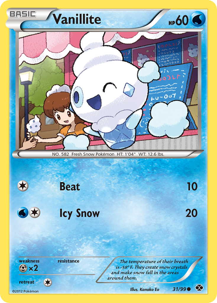 Vanillite (31/99) [Black & White: Next Destinies] | Good Games Cannington