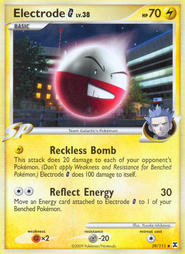 Electrode G (39/111) [Platinum: Rising Rivals] | Good Games Cannington