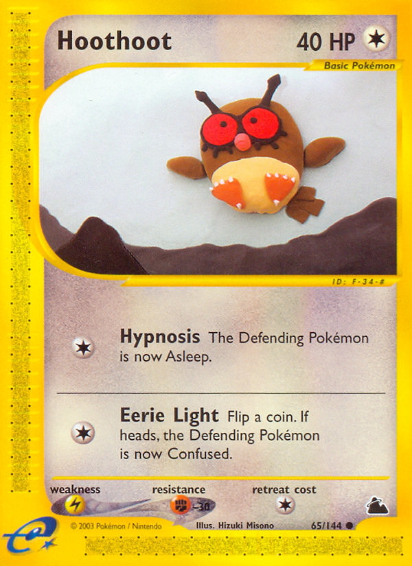 Hoothoot (65/144) [Skyridge] | Good Games Cannington