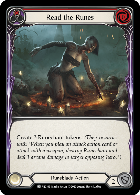 Read the Runes (Red) [U-ARC109] Unlimited Normal | Good Games Cannington