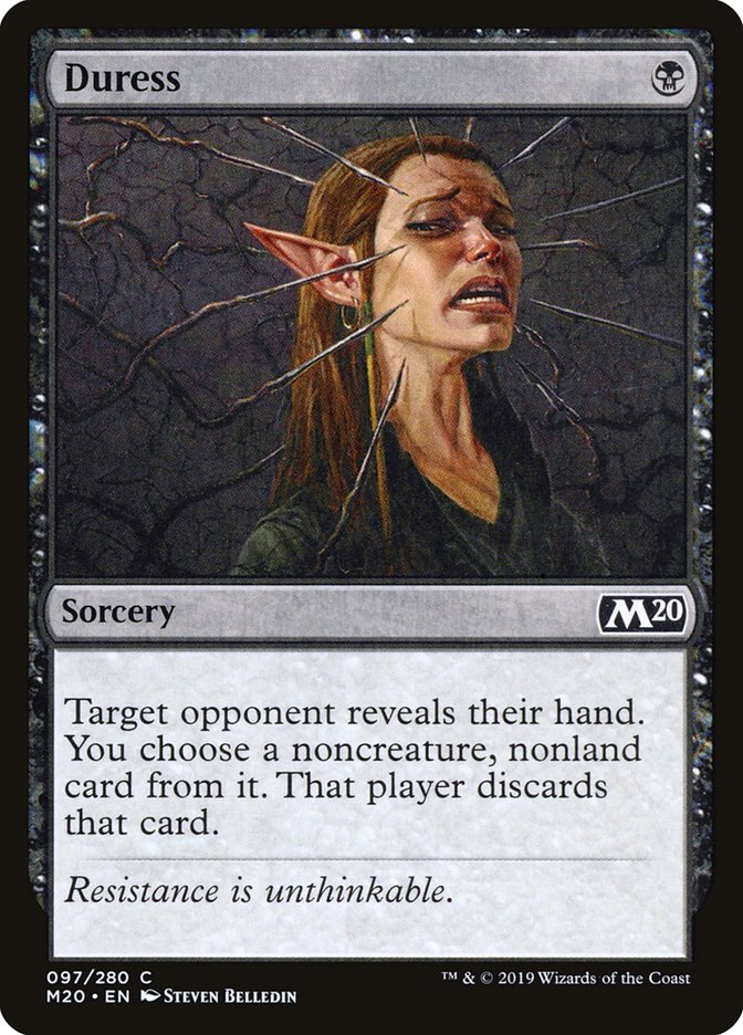 Duress [Core Set 2020] | Good Games Cannington