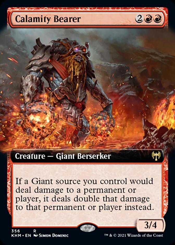 Calamity Bearer (Extended Art) [Kaldheim] | Good Games Cannington