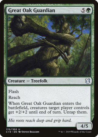 Great Oak Guardian [Commander 2019] | Good Games Cannington