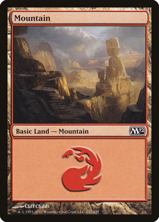 Mountain (242) [Magic 2012] | Good Games Cannington