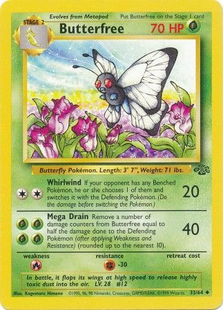 Butterfree (33/64) [Jungle Unlimited] | Good Games Cannington
