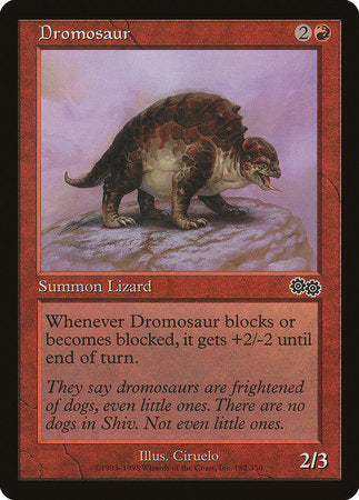 Dromosaur [Urza's Saga] | Good Games Cannington