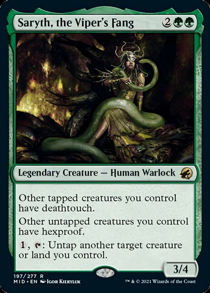 Saryth, the Viper's Fang [Innistrad: Midnight Hunt] | Good Games Cannington