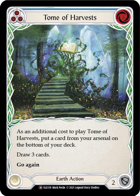 Tome of Harvests [U-ELE118] Unlimited Rainbow Foil | Good Games Cannington