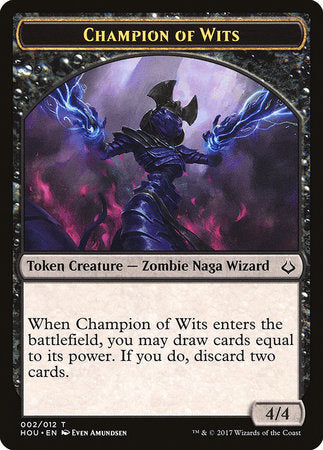 Champion of Wits Token [Hour of Devastation Tokens] | Good Games Cannington