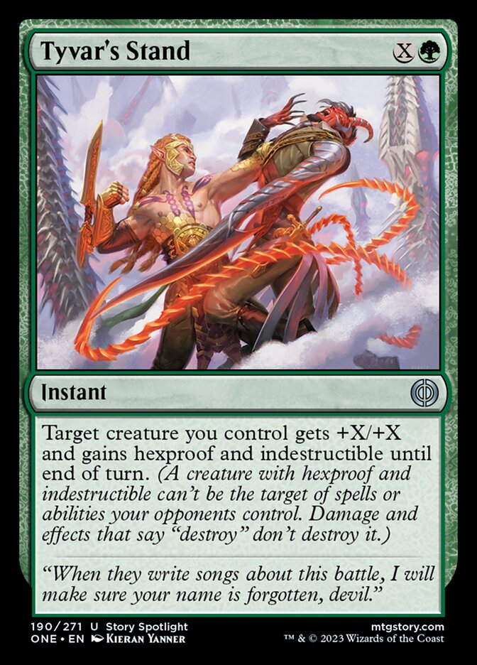Tyvar's Stand [Phyrexia: All Will Be One] | Good Games Cannington