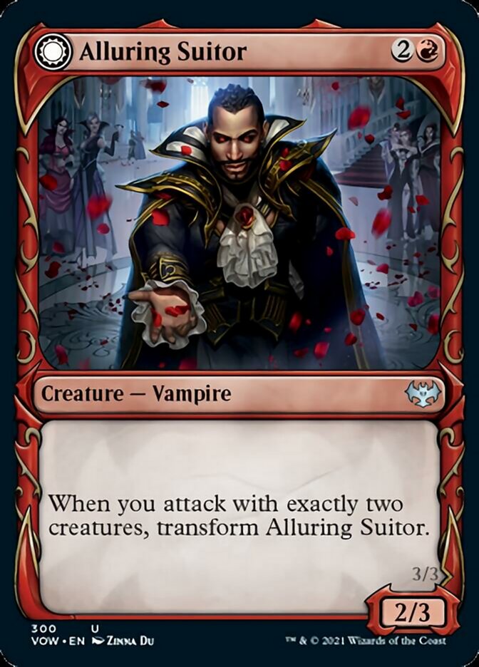 Alluring Suitor // Deadly Dancer (Showcase Fang Frame) [Innistrad: Crimson Vow] | Good Games Cannington