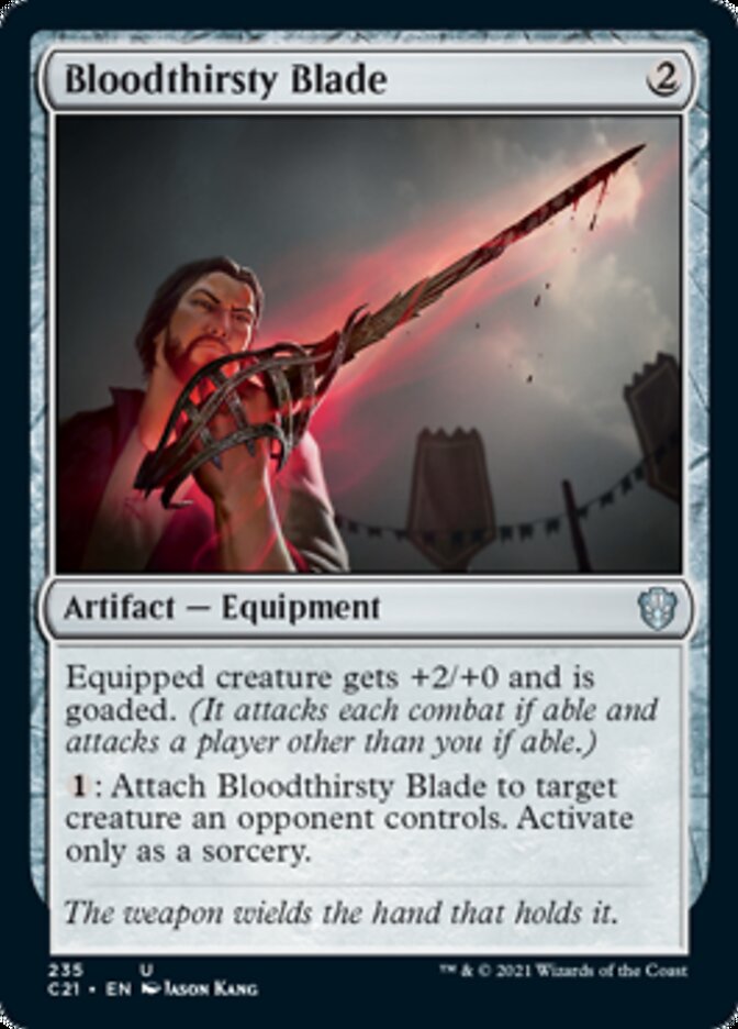 Bloodthirsty Blade [Commander 2021] | Good Games Cannington