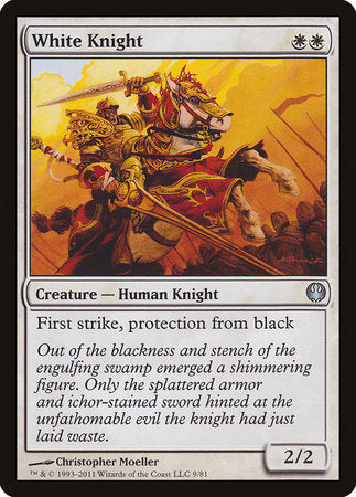 White Knight [Duel Decks: Knights vs. Dragons] | Good Games Cannington