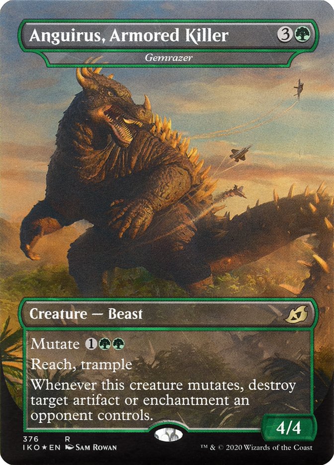Gemrazer - Anguirus, Armored Killer (Extended Art) [Ikoria: Lair of Behemoths] | Good Games Cannington