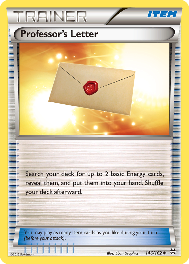 Professor's Letter (146/162) [XY: BREAKthrough] | Good Games Cannington