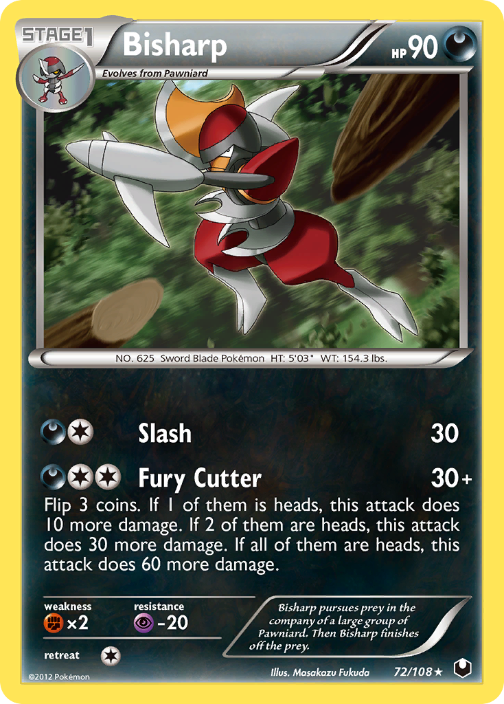 Bisharp (72/108) [Black & White: Dark Explorers] | Good Games Cannington