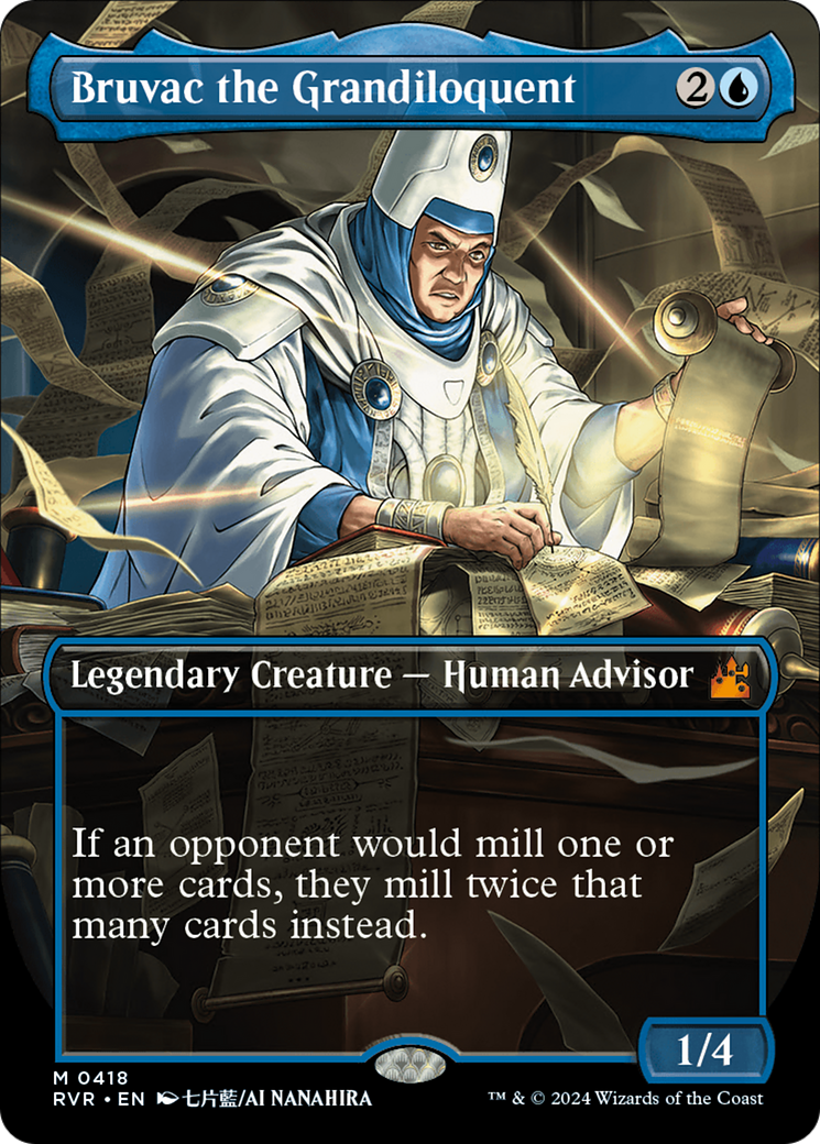Bruvac the Grandiloquent (Anime Borderless) [Ravnica Remastered] | Good Games Cannington