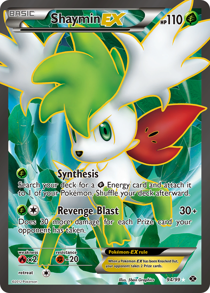 Shaymin EX (94/99) [Black & White: Next Destinies] | Good Games Cannington