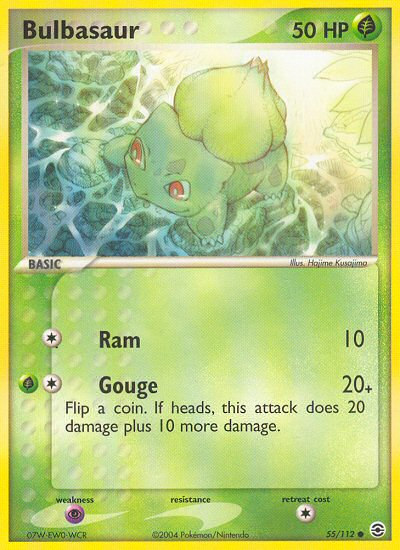 Bulbasaur (55/112) [EX: FireRed & LeafGreen] | Good Games Cannington
