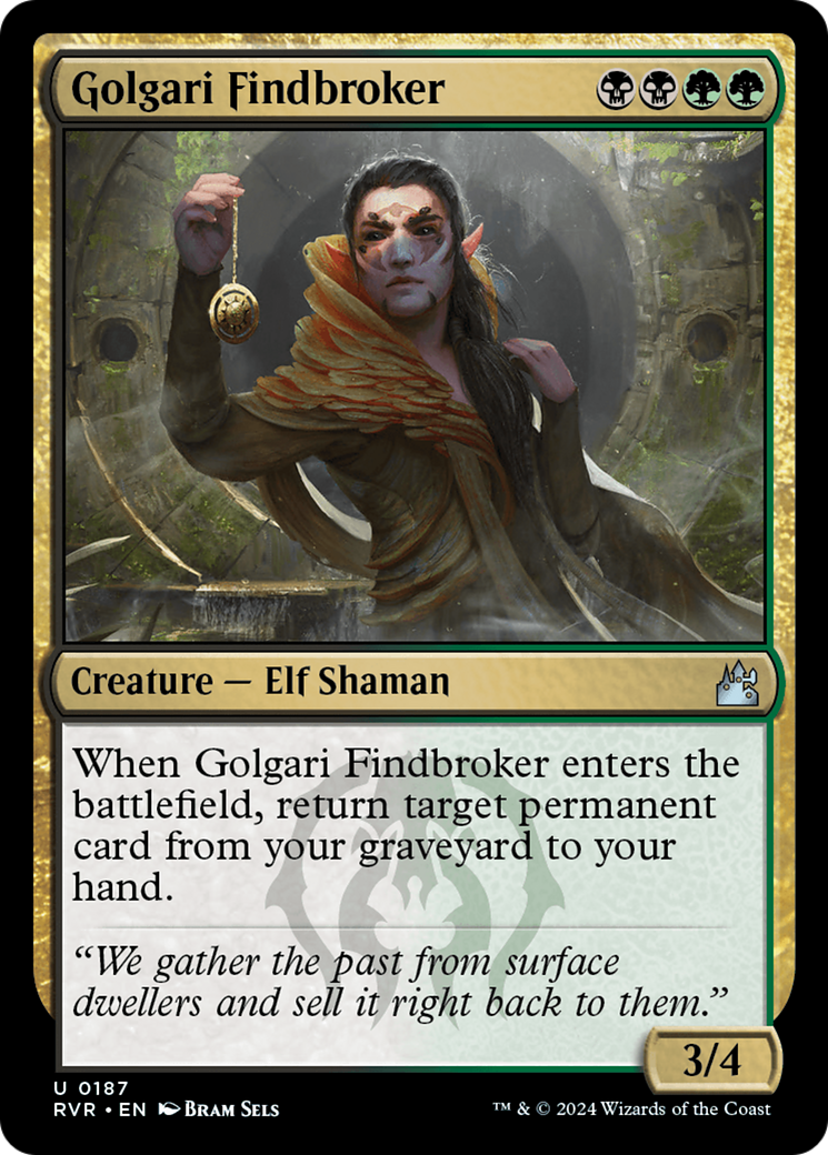 Golgari Findbroker [Ravnica Remastered] | Good Games Cannington