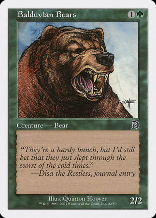 Balduvian Bears [Deckmasters] | Good Games Cannington