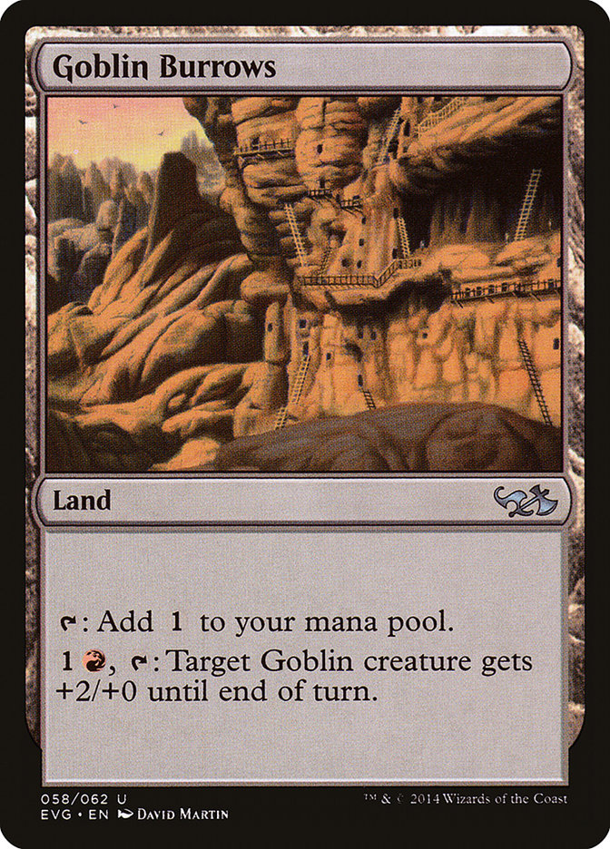 Goblin Burrows (Elves vs. Goblins) [Duel Decks Anthology] | Good Games Cannington