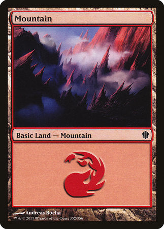 Mountain (352) [Commander 2013] | Good Games Cannington