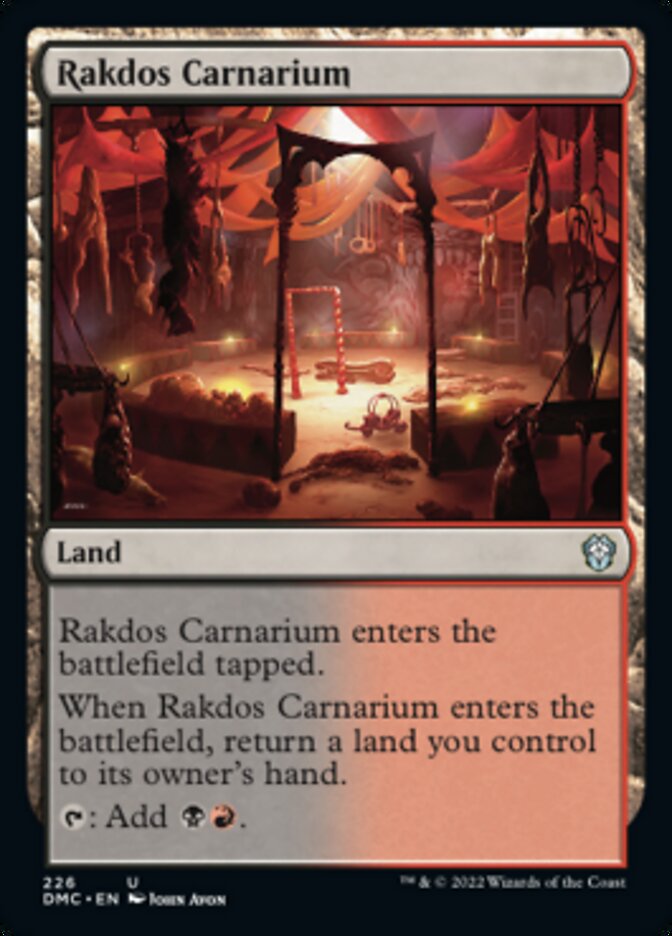 Rakdos Carnarium [Dominaria United Commander] | Good Games Cannington
