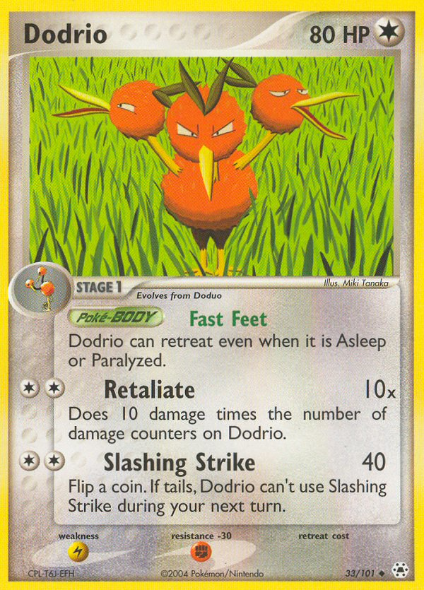 Dodrio (33/101) [EX: Hidden Legends] | Good Games Cannington